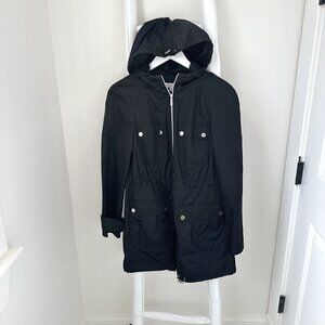 Calvin Klein Women's Black Trenchcoat Windbreaker Jacket Sz S